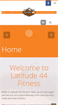 Mobile Screenshot of latitude44fitness.com